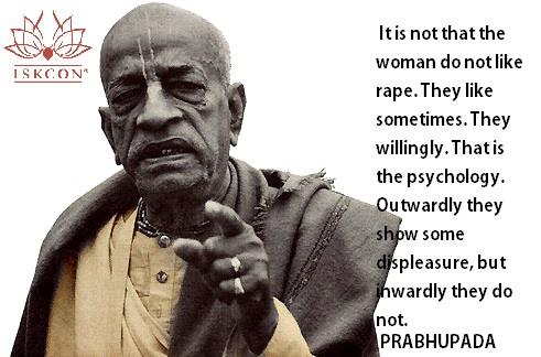 Swami Prabhupad on rape