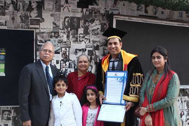 VVS Laxman with doctorate degree by TERI University