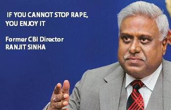 ranjit sinha on rape