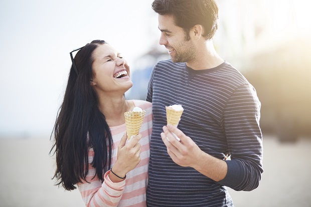 couple having ice-cream