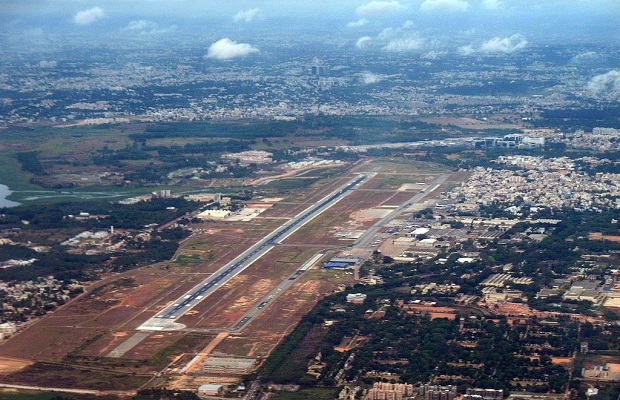 Aerial View of Bangalore HAL International Airport