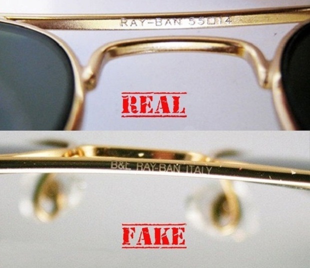how to tell if ray bans are real or fake