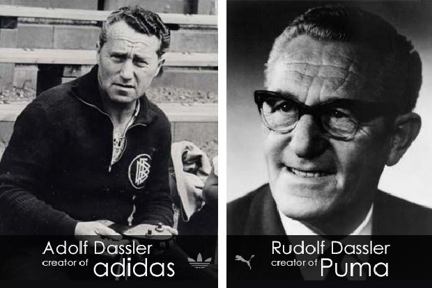 founders of adidas and puma