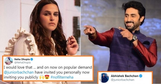 Abhishek Bachchan Rejected Neha Dhupia Invitation Request To Her Show 