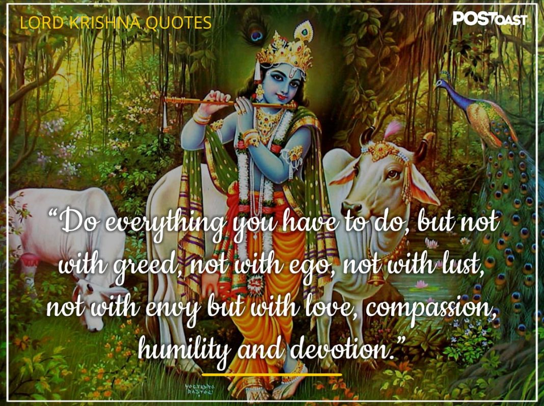 29 Lord Krishna Quotes From Bhagavad Gita That Reveals The Truth of Life