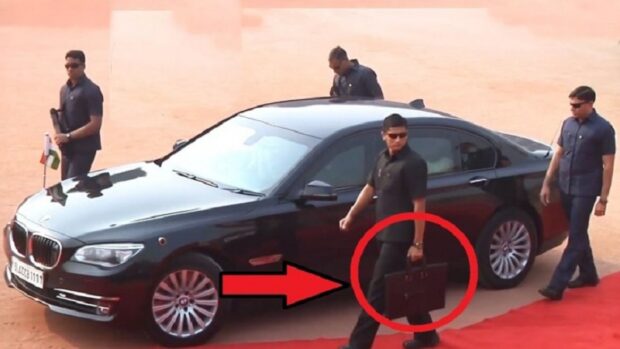 Have You Ever Noticed The Black Briefcase Carried By PM Modi's Bodyguards?  Here's What's Inside!