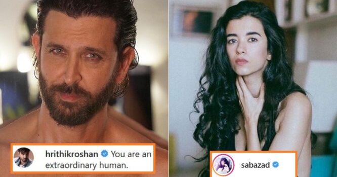 Hrithik Roshan Drops Flirty Comment On Rumoured Gf Saba Azad Instagram Post Actress Replies