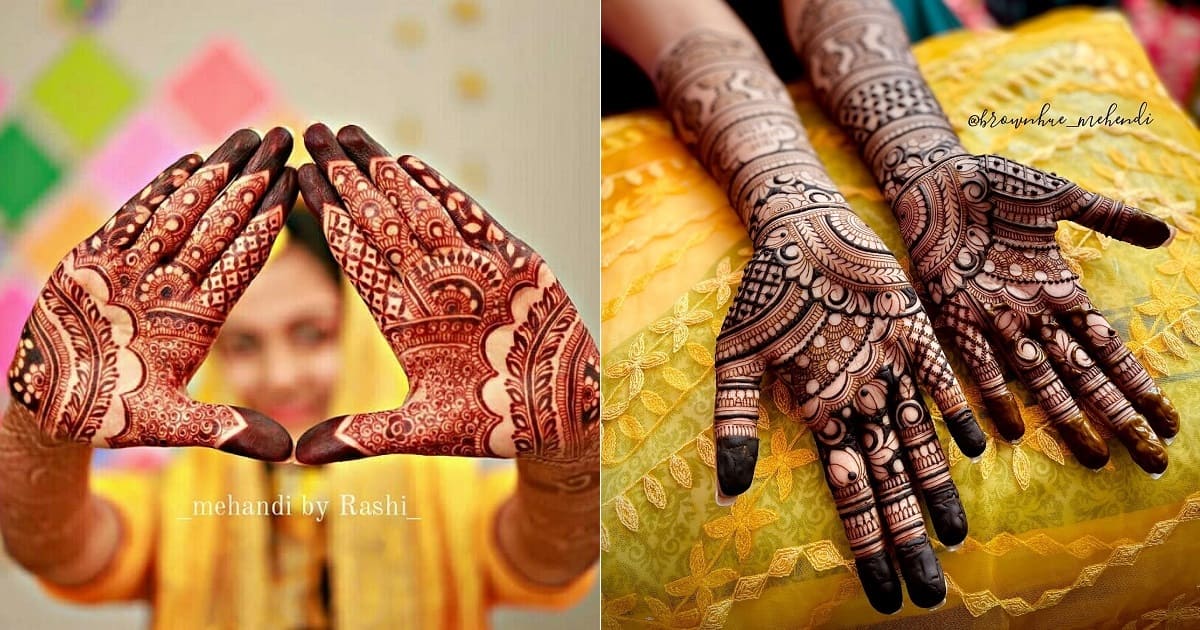 40 Latest mehndi designs to try in 2019  Bling Sparkle