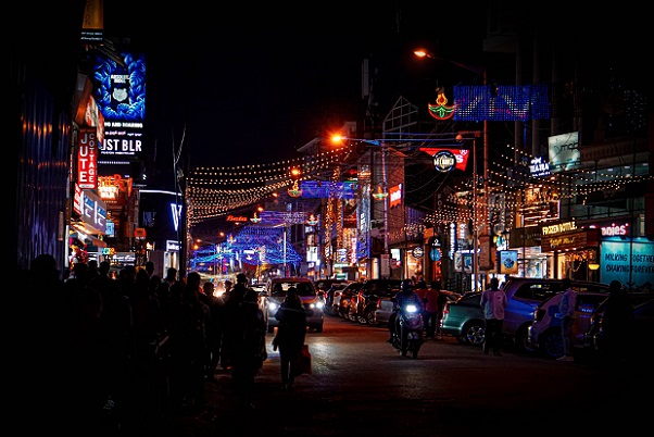 Bangalore at night