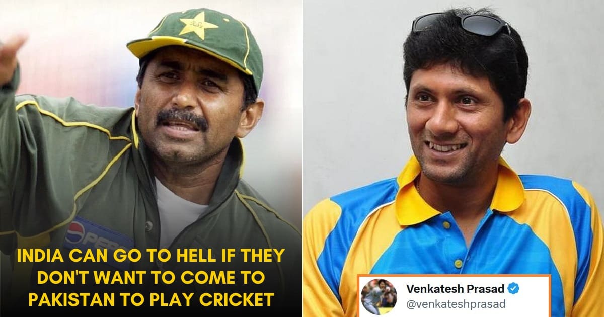 Venkatesh Prasad Reply Javed Miandad