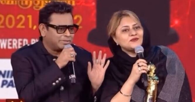 AR Rahman Tells His Wife 'Don't Speak In Hindi At An Award Show, Video ...