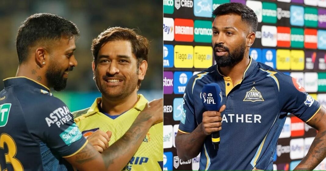 You Cannot Miss Hardik Pandyas Golden Words For Ms Dhoni After Csk Beat Gt To Win Ipl 2023 9855