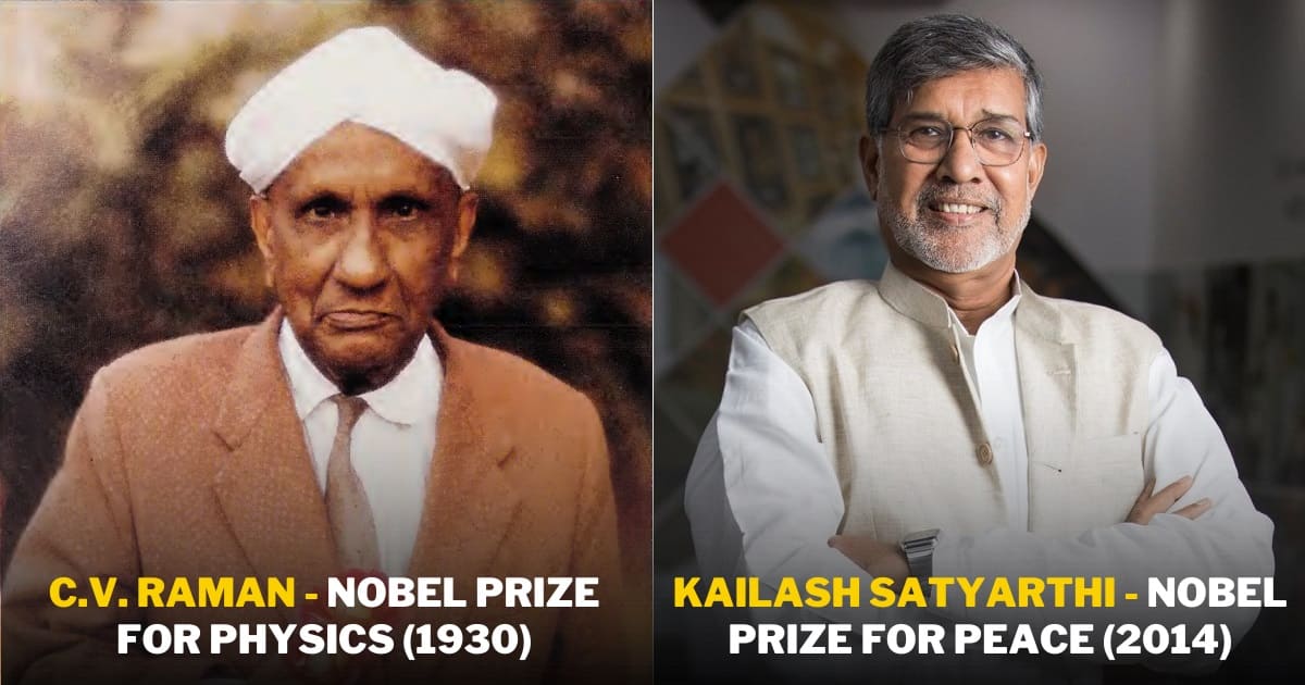 Indian Nobel Prize Winners List And Their Achievements