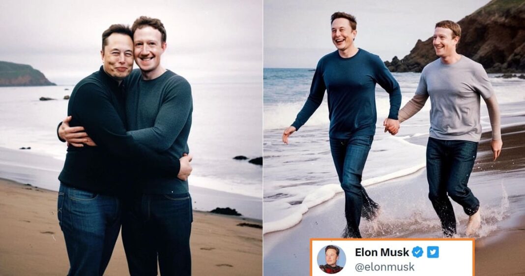 Elon Musk Reacts After His Ai Generated Photo With Mark Zuckerberg In A Happy Mood Goes Viral