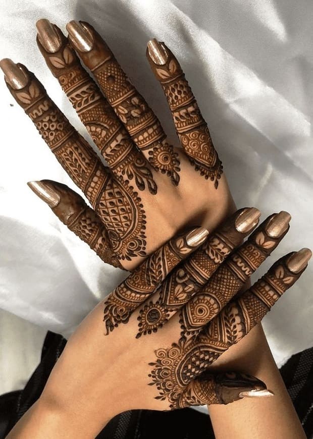 Simple Easy Unique Henna Mehndi Design_Ornamental Finger Rings Mehandi -  video Dailymotion