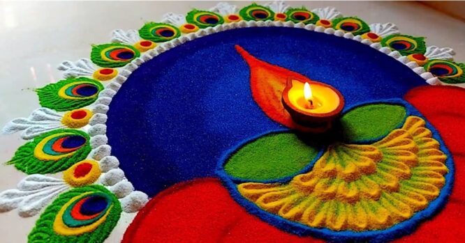 Diwali Special Rangoli Design You Can Try Out This Season