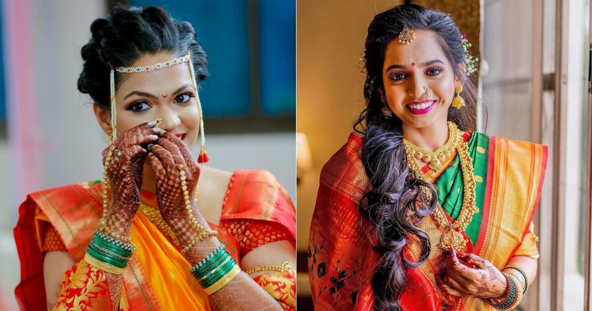 Marathi Bridal Hairstyles for Maharashtrian Brides | Bridal hair, Indian  bridal hairstyles, Simple bridal hairstyle