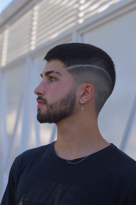 Hairline taper fade hairstyle