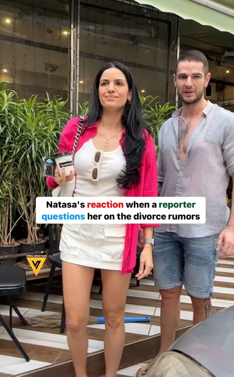 Natasa Stankovic Reacts on divorce rumour