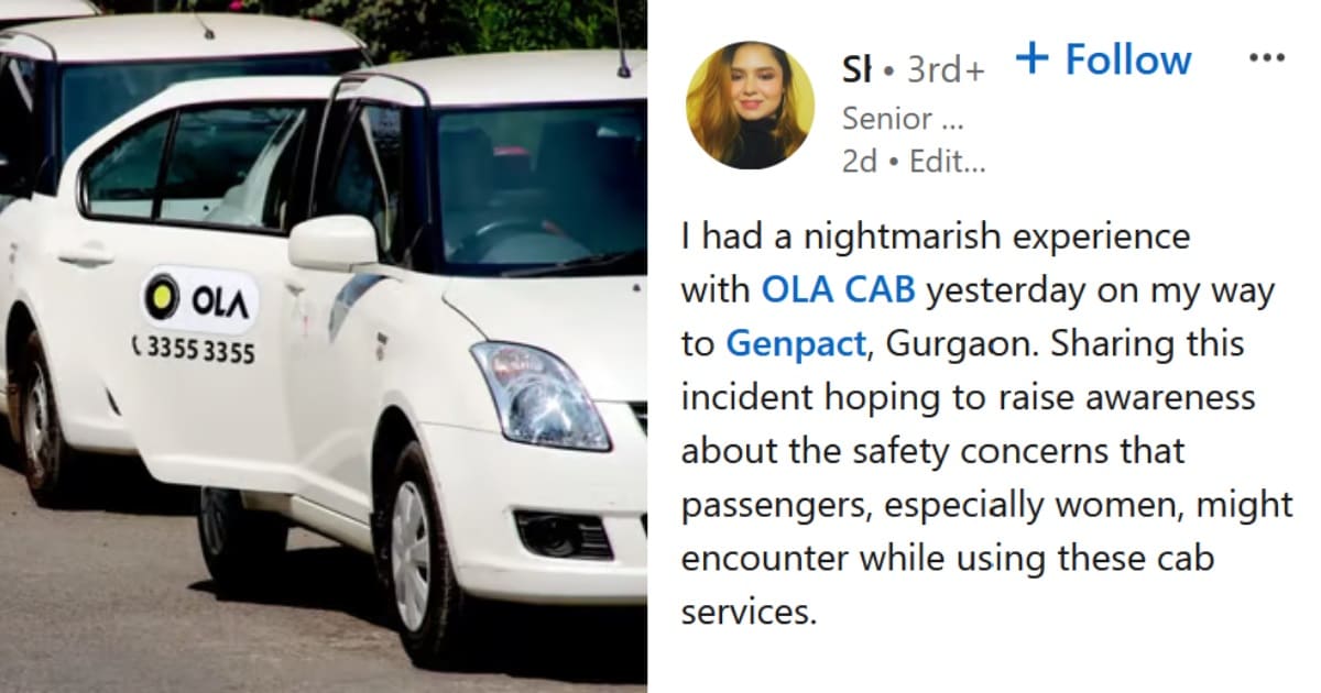 nightmarish Ola cab experience in Gurugram